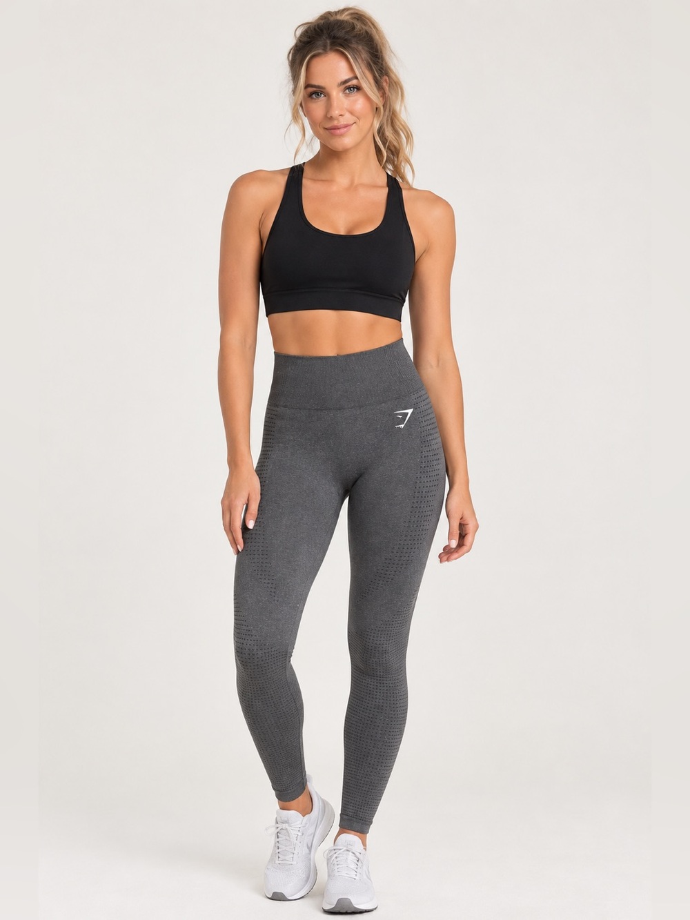 Gymshark Vital Seamless Leggings Gray Charcoal
High Rise Size S